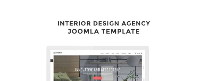 Interily - Desain Interior E-Commerce Template Joomla Modern - Fitur Gambar 1