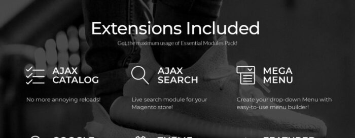 Predion - Tema Toko Sepatu Sederhana eCommerce Magento - Fitur Gambar 3