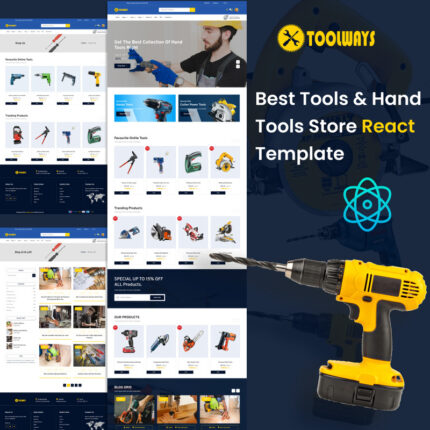 Toolways - Toko Alat & Perkakas Tangan Terbaik Template React - Fitur Gambar 1