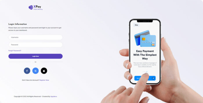 XPay - Template HTML Platform Dompet Elektronik Perbankan Seluler - Fitur Gambar 9