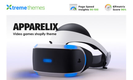 Tema Shopify Apparelix Video Games - Fitur Gambar 1