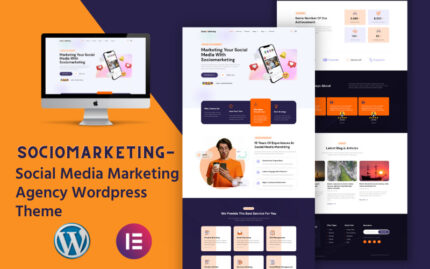 Sociomarketing - Tema WordPress Agensi Pemasaran Media Sosial - Fitur Gambar 1