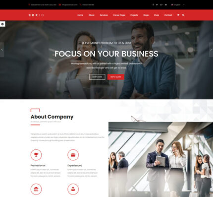 Corzo | Konsultasi Keuangan-Templat Situs Web HTML5 Premium Serbaguna - Fitur Gambar 1