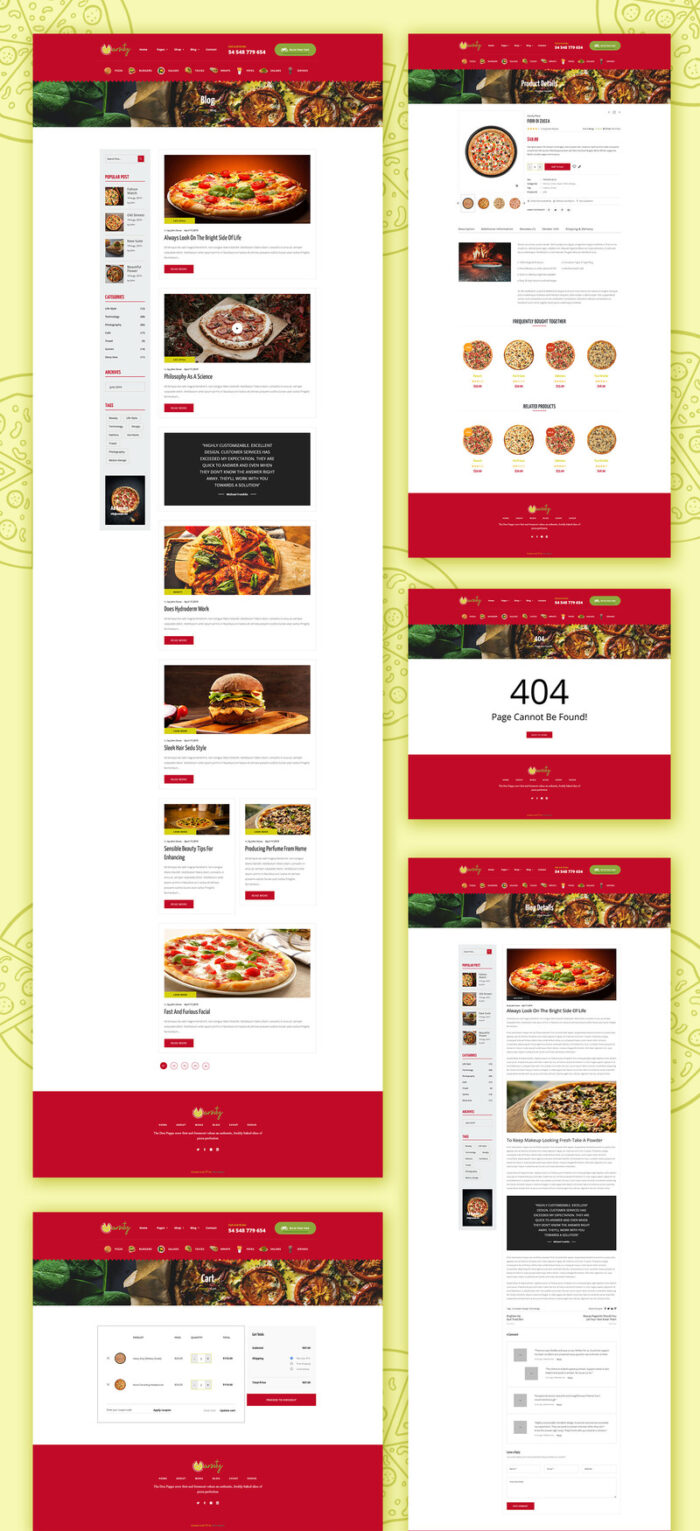 Varsity Pizza - Template HTML eCommerce Serbaguna - Fitur Gambar 2