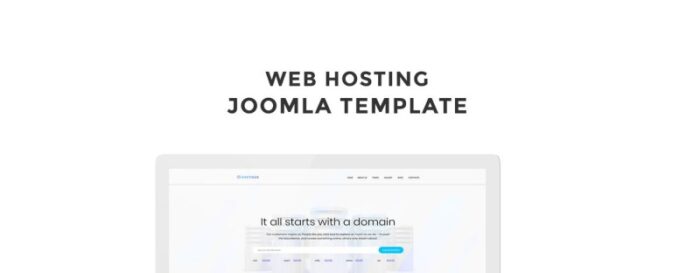 Hostious - Hosting Template Joomla Multipage Modern - Fitur Gambar 1