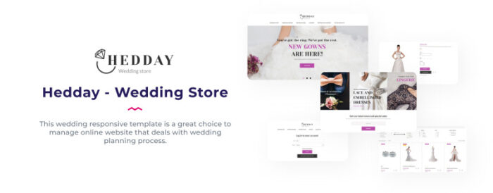 Hedday- Template Responsif Pernikahan Tema PrestaShop - Fitur Gambar 3