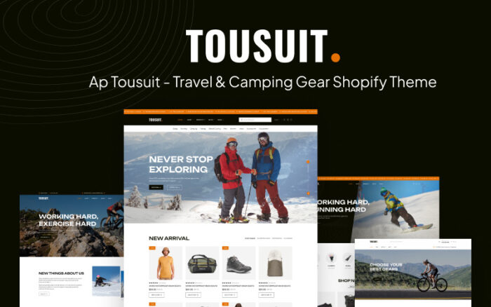 Ap Tousuit - Tema Shopify Perlengkapan Perjalanan & Berkemah - Fitur Gambar 1