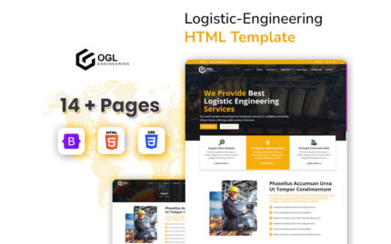 OGLEngineering - Template Situs Web HTML5 Teknik dan Logistik - Fitur Gambar 1