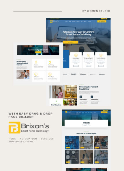 Brixon - Tema WordPress Layanan Keamanan & Otomasi Rumah - Fitur Gambar 1