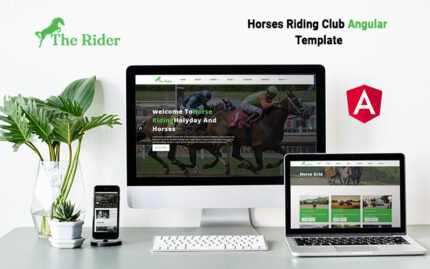 TheRider- Klub Berkuda Kuda Angular Template - Fitur Gambar 1