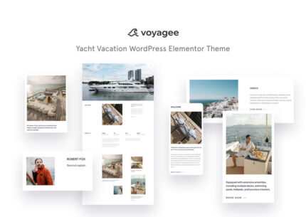 Voyagee - Tema WordPress Elementor Liburan Kapal Pesiar - Fitur Gambar 1