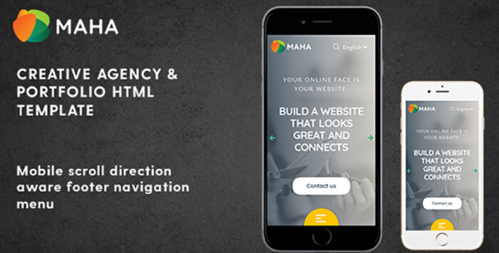Maha – Template HTML5 Agensi & Portofolio Kreatif - Fitur Gambar 2