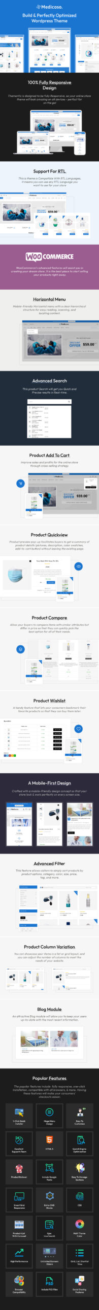 Medicoso - Tema WooCommerce Responsif Toko Medis - Fitur Gambar 1