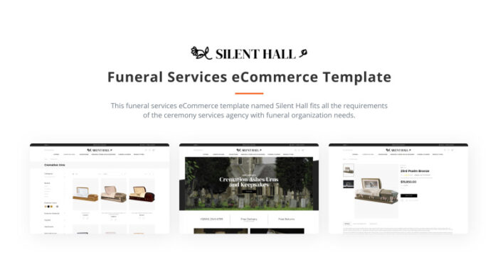 Silent Hall - Template eCommerce Layanan Pemakaman Tema Magento - Fitur Gambar 3