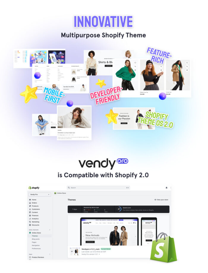 Vendy Pro - Tema Shopify Serbaguna Inovatif OS 2.0 - Fitur Gambar 1