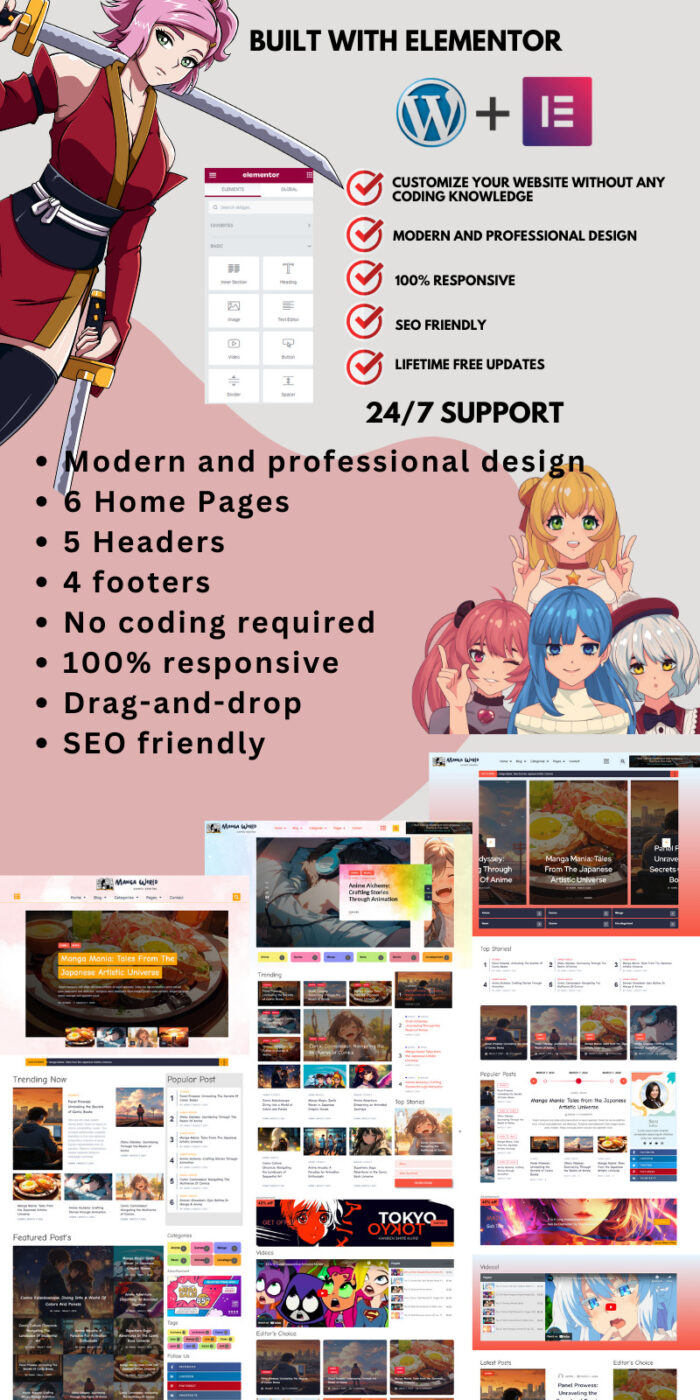 Manga World - Berita Anime & Manga, Majalah, Cerita, Blog Tema WordPress - Fitur Gambar 2