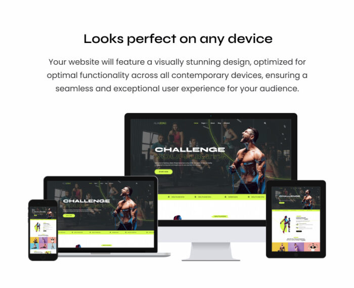 FlexZone - Kit Template Elementor untuk Gym dan Kebugaran - Fitur Gambar 6