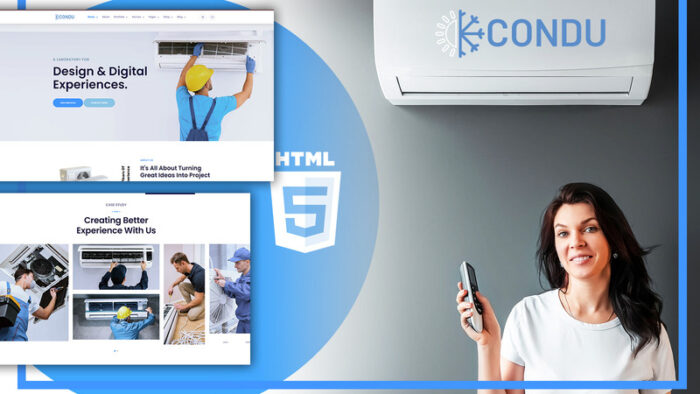 Templat Situs Web HTML5 Layanan Tukang AC Candu - Fitur Gambar 1