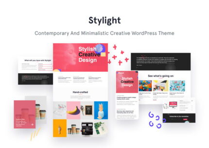 Stylight - Tema WordPress Kreatif Kontemporer dan Minimalis - Fitur Gambar 1