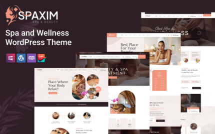 Spaxim - Tema WordPress Spa dan Kesehatan - Fitur Gambar 1