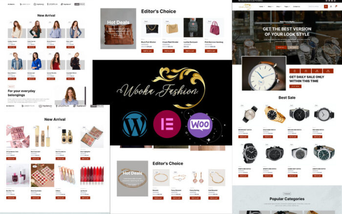 Wooka - Tema WooCommerce Multiguna Elementor - Fitur Gambar 1