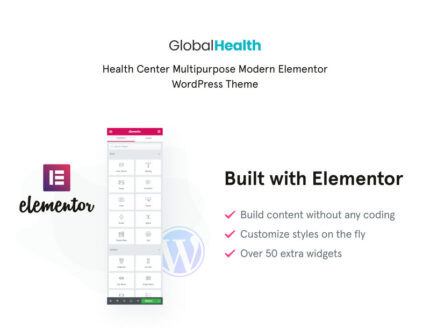 GlobalHealth - Tema WordPress Dokter & Medis - Fitur Gambar 1