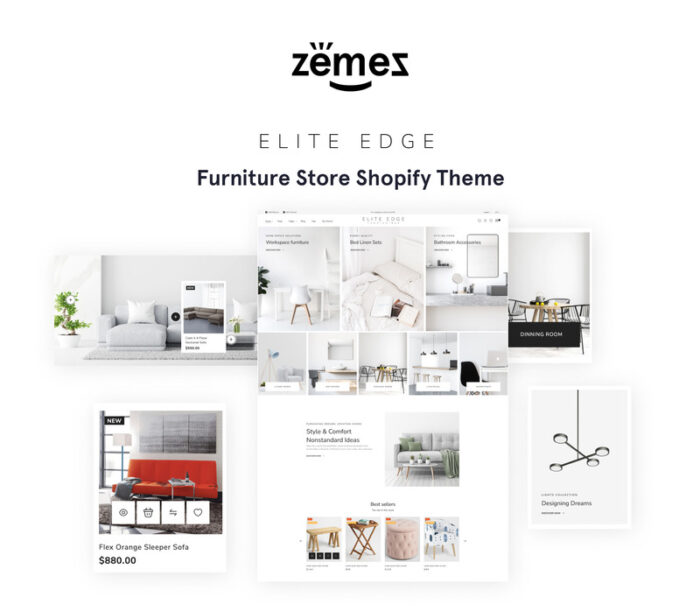 Elite Edge - Toko Mebel Toko Online Multihalaman Bersih 2.0 Tema Shopify - Fitur Gambar 1