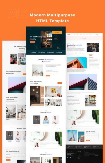 Template Konstruksi HTML Lumestra - Fitur Gambar 1