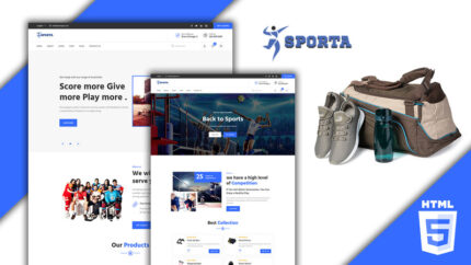 Template Situs Web HTML5 Sporta Sporting Club - Fitur Gambar 1