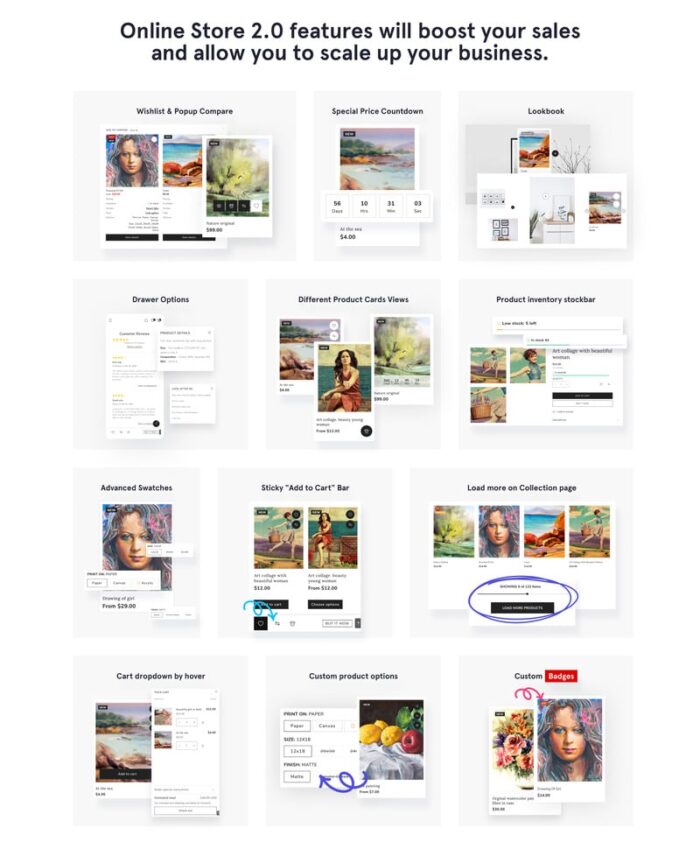 Canvas Cove - Tema Shopify Toko Online Seni & Lukisan yang Menakjubkan - Fitur Gambar 3