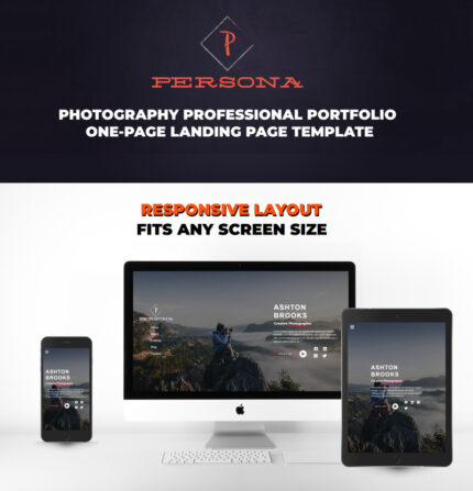 Persona - Template HTML5 Portofolio Fotografi Profesional - Fitur Gambar 1