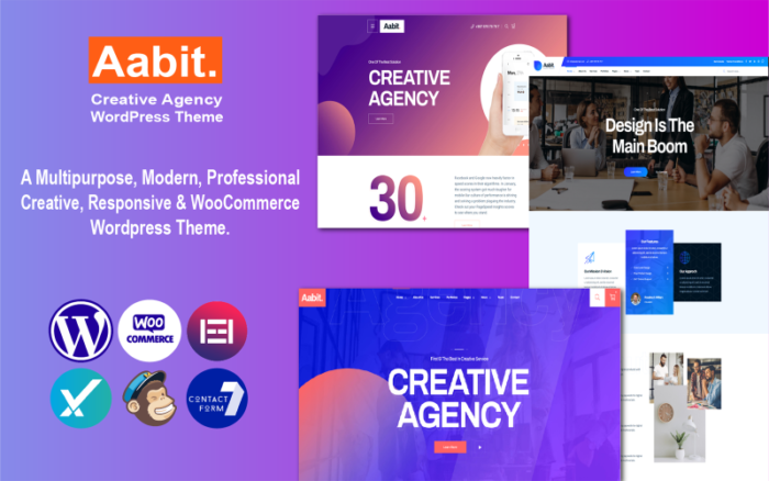 Aabit - Tema WordPress Multiguna & Startup