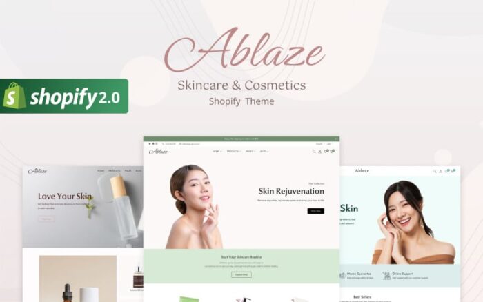 Ablaze  - Skincare and Cosmetics Shopify Theme