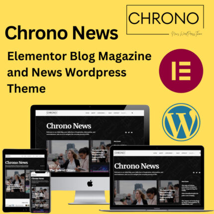 Chrono News - Tema WordPress Blog Majalah dan Berita Elementor - Fitur Gambar 1