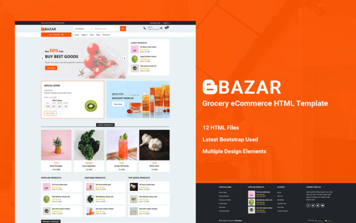 Bazar - Template HTML eCommerce Grosir - Fitur Gambar 1