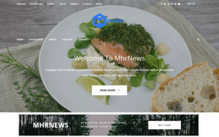 MhrNews - Template HTML dan Bootstrap Situs Web Surat Kabar, Blog, Jurnal, dan Majalah Online - Fitur Gambar 1