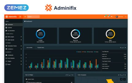 Adminifix - Creative Dashboard Admin Template