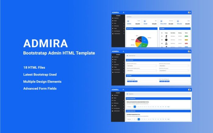 Admira - Templat HTML Admin Bootstrap