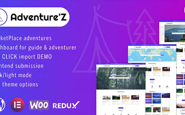 Adventure'Z - Tema WordPress Pasar Petualangan Modern