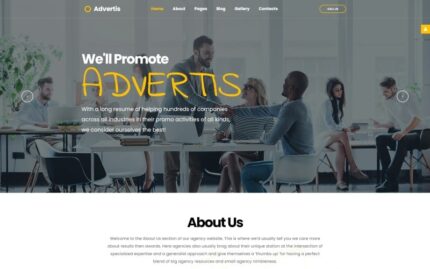 Advertis - Agen Periklanan Template Joomla Bersih dan Responsif