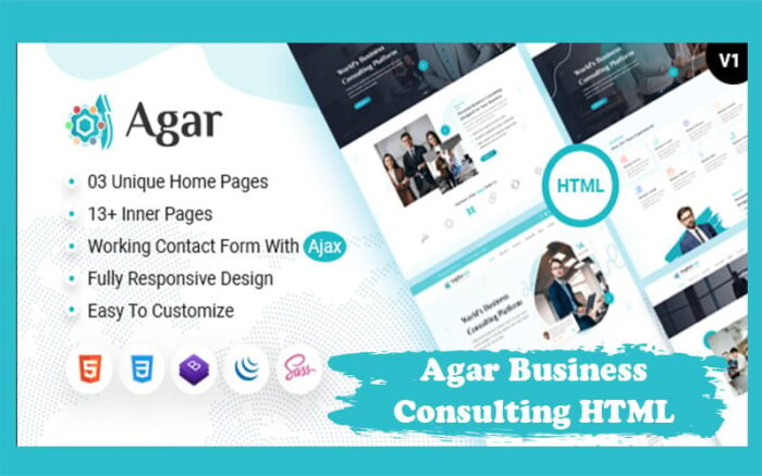 Agar - Template HTML Bisnis & Konsultasi Serbaguna