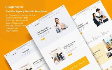 Agencelux - Creative Agency Website Templates