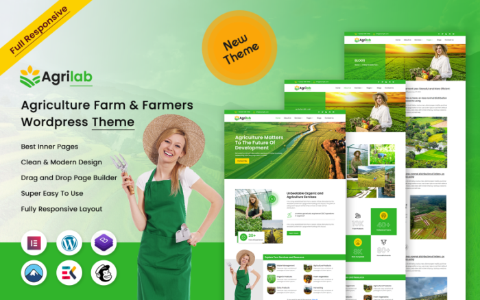 Agrilab - Tema WordPress Pertanian & Petani