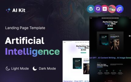 AI Kit -  Artificial Intelligence WordPress Landing Page