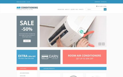 Air Conditioning VirtueMart Template