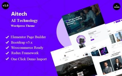 Aitech – Tema Wordpress AI & Teknologi