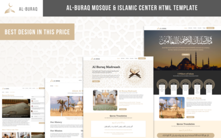 Template HTML Al-Buraq – Masjid dan Pusat Islam