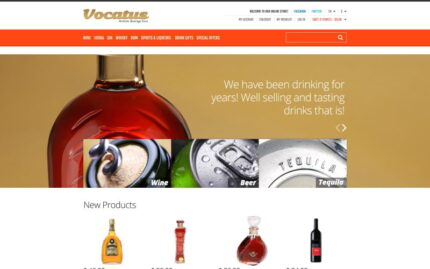 Alcohol for Your Party Magento Theme