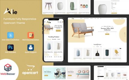 Alie Best Furniture OpenCart Template