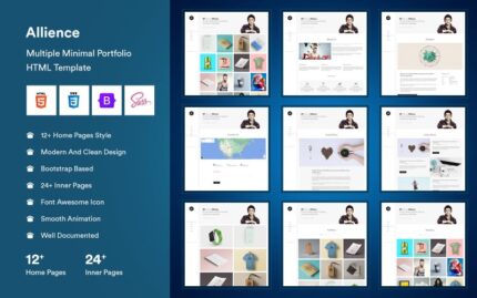 Allience - Minimal Portfolio HTML Template
